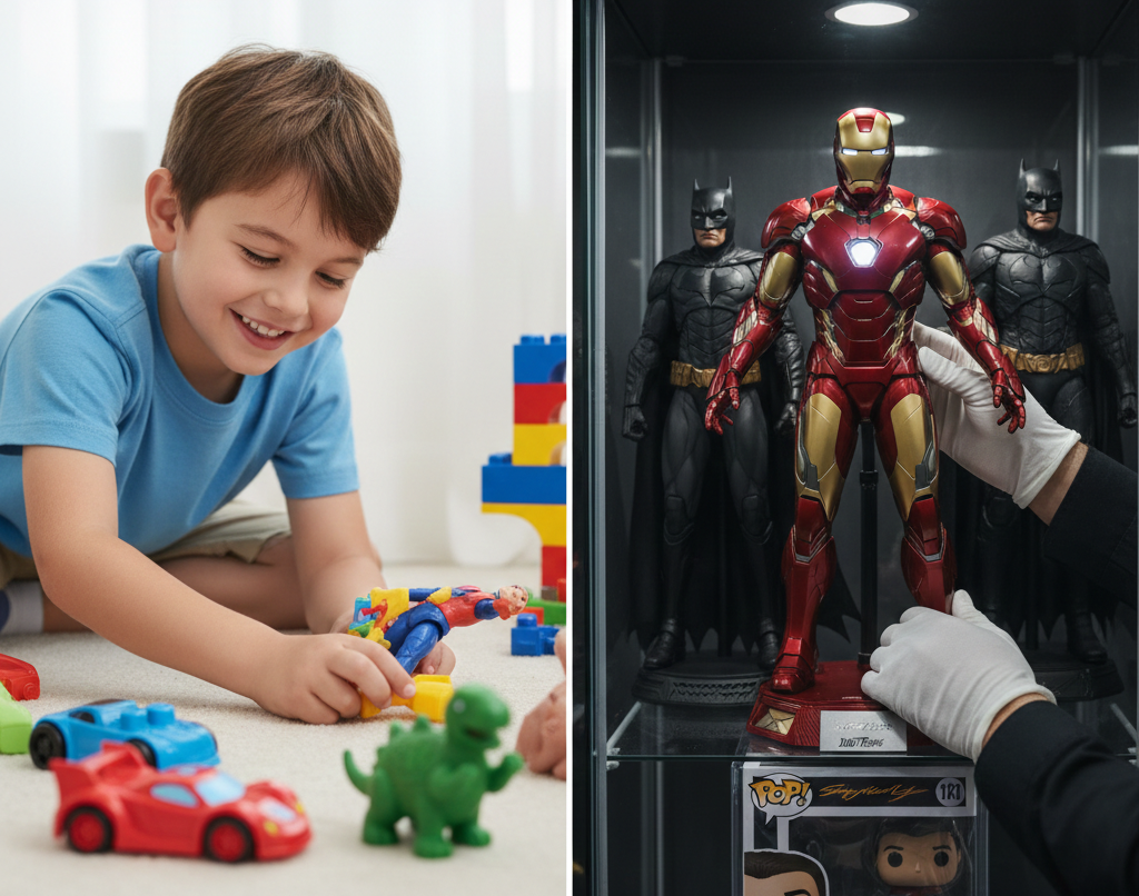 Juguetes vs figuras de colección: diferencias clave para elegir bien