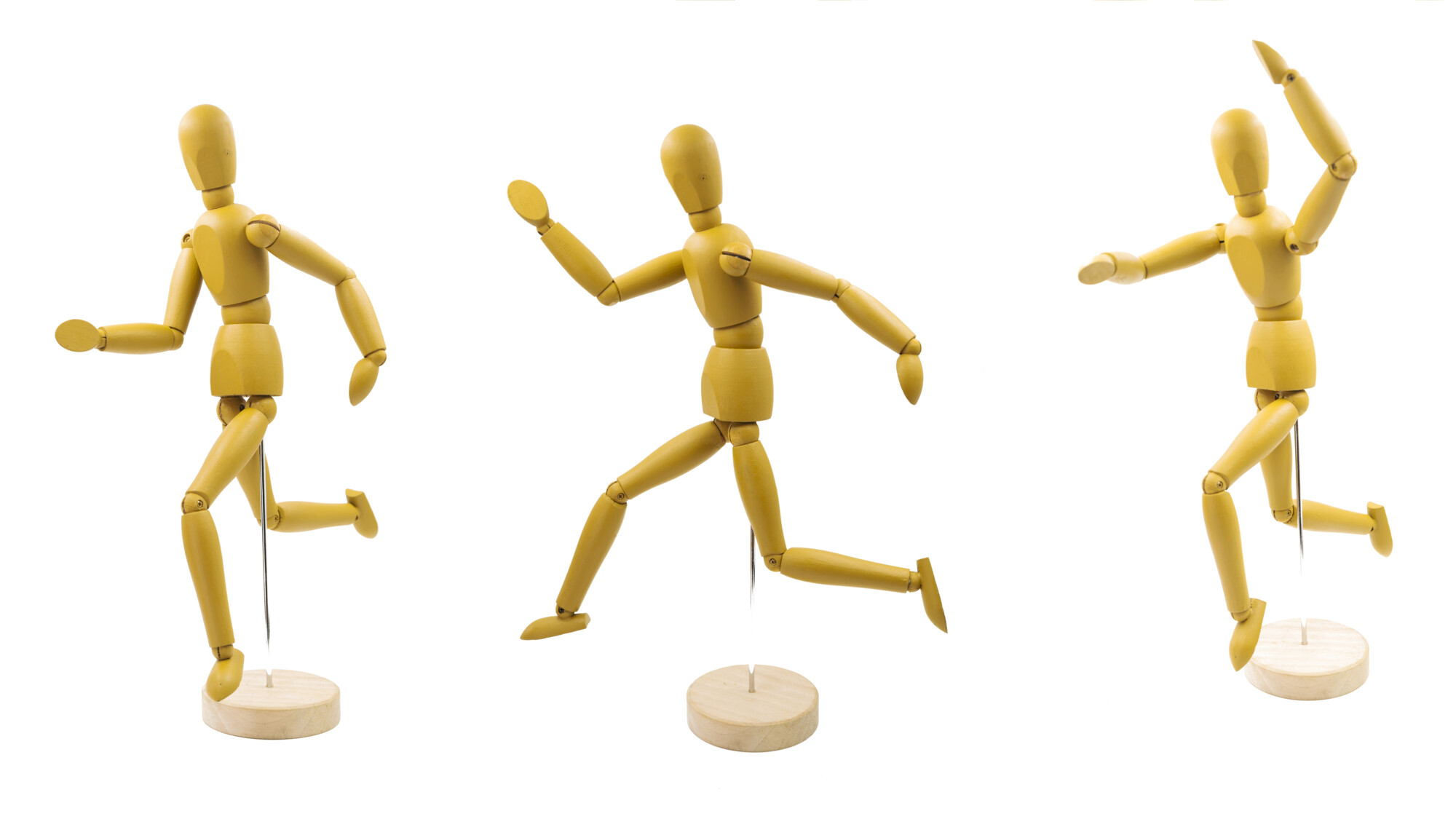 Qué diferencia hay entre figuras articuladas y estáticas